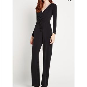 BCBGeneration Surplice Jumpsuit